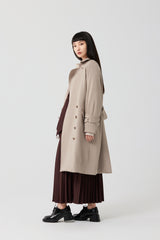 Double Cuff Mid-Length Coat