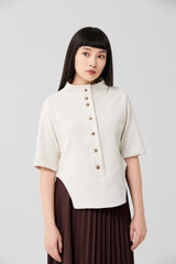 Futuristic Arc Button Top
