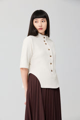 Futuristic Arc Button Top
