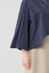 Caramel Sculpted Wide-Sleeve Jacket