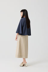 Caramel Sculpted Wide-Sleeve Jacket