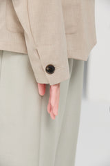 Oat Wide-Fit Workwear Jacket