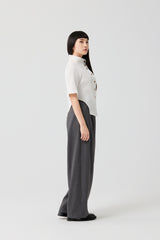 Thin Futuristic Arc Button Top