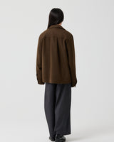 Wool Relaxed Shirt Jacket