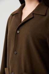 Wool Relaxed Shirt Jacket