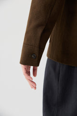 Wool Relaxed Shirt Jacket