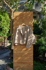 Weite doppelreihige Jacke