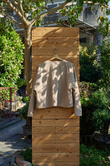 Weite doppelreihige Jacke