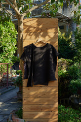 Japanischer Wollumhang mit Eichenstruktur