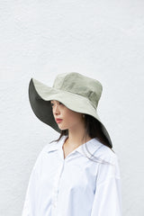 Large brimmed hat in Pale Green