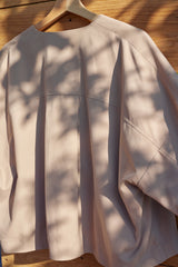 Weite doppelreihige Jacke