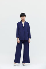 Navy Blazer mit Rückenschlitz