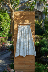 Leichtes Camel Jacquard-Wellenkleid