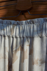 Leichtes Camel Jacquard-Wellenkleid