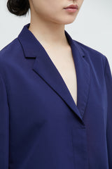 Navy Blazer mit Rückenschlitz