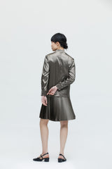 Grün Grau Falsches Top