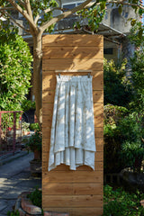 Leichtes Camel Jacquard-Wellenkleid