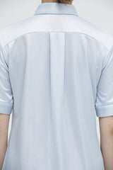 Silbernes Hemdkragenkleid