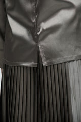 Grün Grau Falsches Top