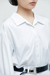 White Bishop Sleeve Shirt
