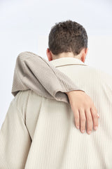 Wärmespeichernde Rippenplatte in der Farbe Stone mountain clay