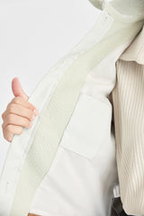 Stehkragenjacke im Farbclash