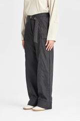 Anzughose aus Schurwolle mit geradem Bein