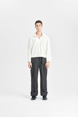 Anzughose aus Schurwolle mit geradem Bein