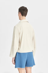 Shorts mit geschwungenen Taschen in Nautical Blue