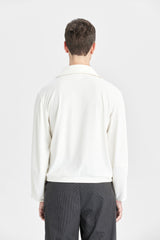 Weißes cooles geripptes Top