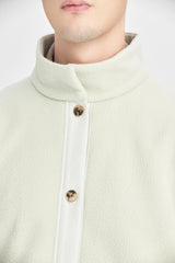 Stehkragenjacke im Farbclash