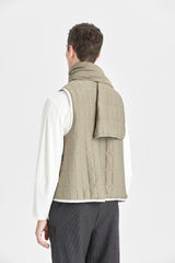 Olive Gepolsterte Weste