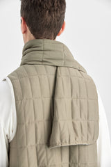 Olive Gepolsterte Weste