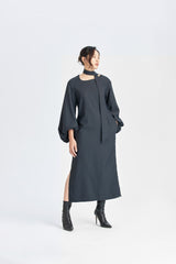 Arauca neoklassisches Kleid mit Pescado-Ärmeln