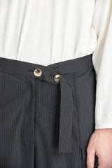 Anzughose aus Schurwolle mit geradem Bein