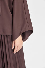 Rosenholzfarbenes Schaloberteil