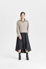 Wärmespeichernde Rippenplatte in der Farbe Stone mountain clay