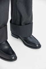 Anzughose aus Schurwolle mit geradem Bein