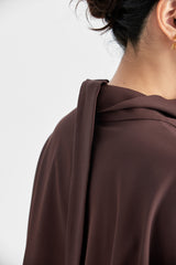 Rosenholzfarbenes Schaloberteil