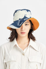 Abstrakter botanischer Druck Wellenhut