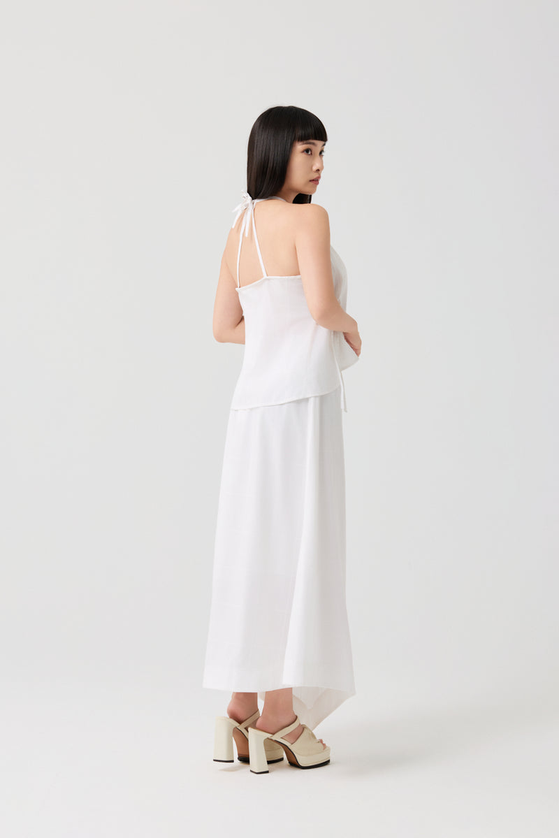 Cotton Asymmetric Skirt