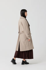 Double Cuff Mid-Length Coat