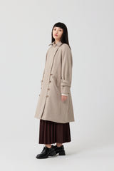 Double Cuff Mid-Length Coat