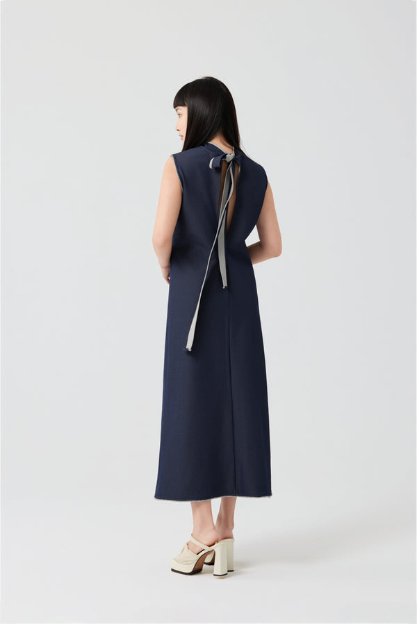 Ribbon Minimal Dress