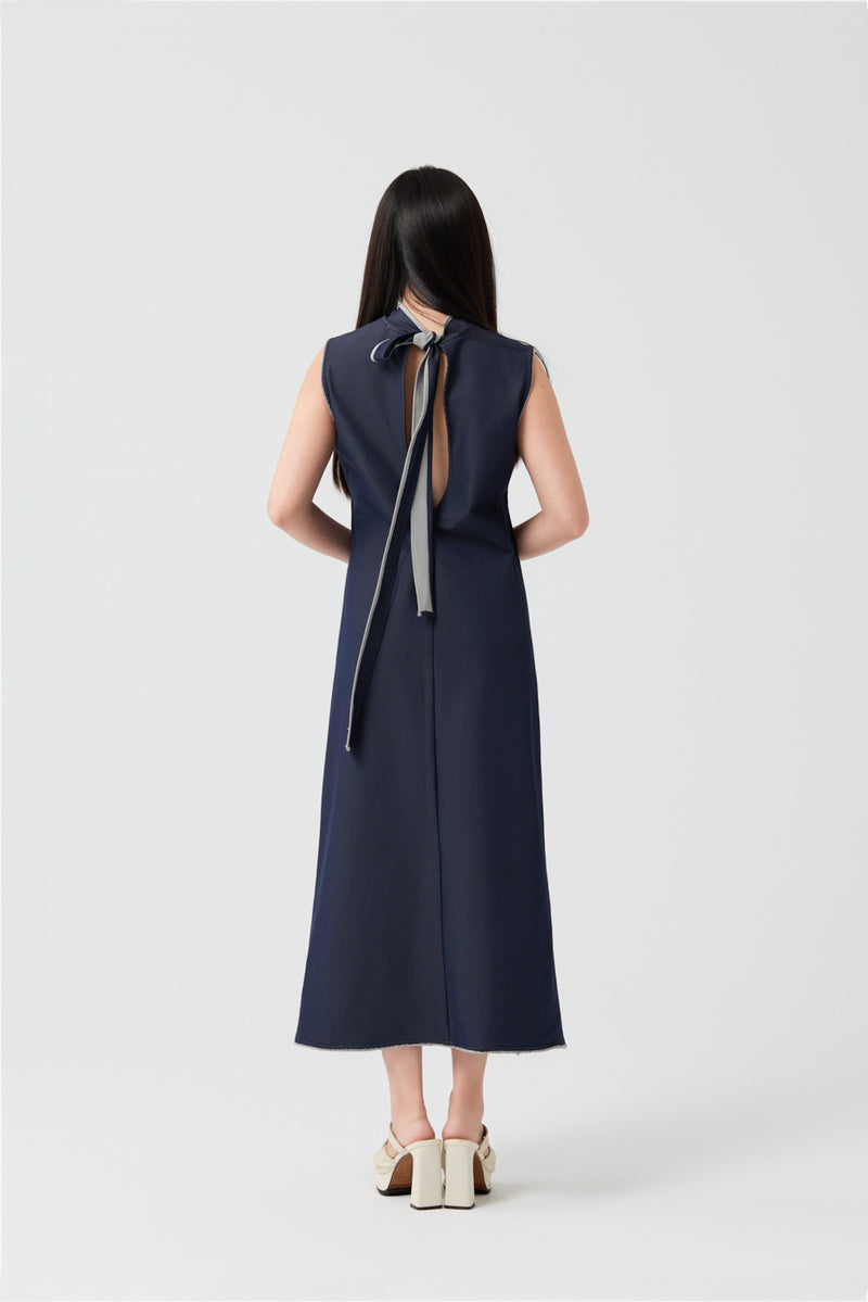 Ribbon Minimal Dress