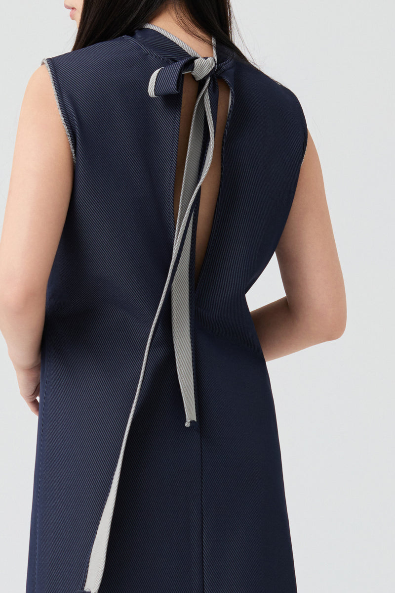 Ribbon Minimal Dress