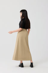 Gray Blue Urban A-Line Skirt