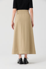 Gray Blue Urban A-Line Skirt