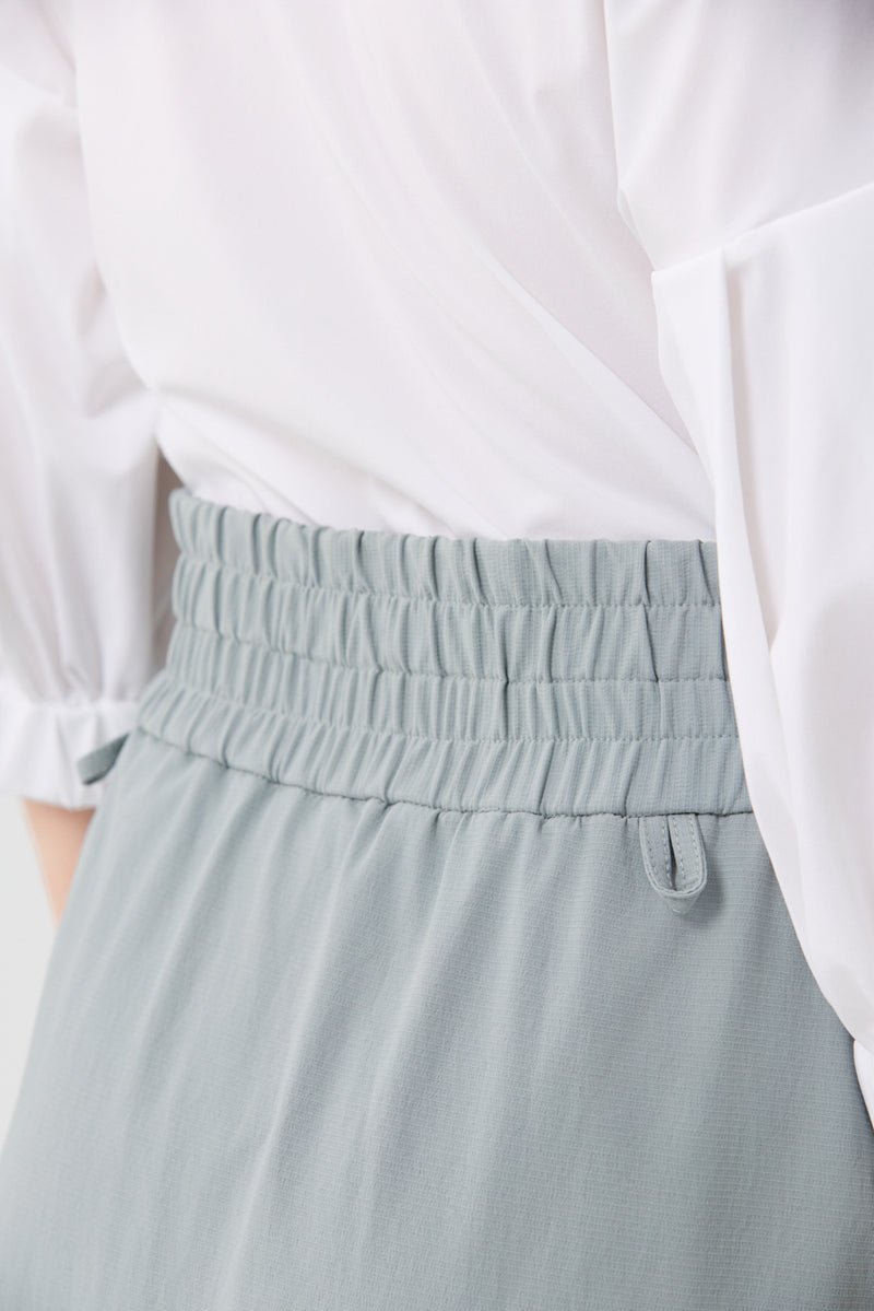Gray Blue Urban A-Line Skirt