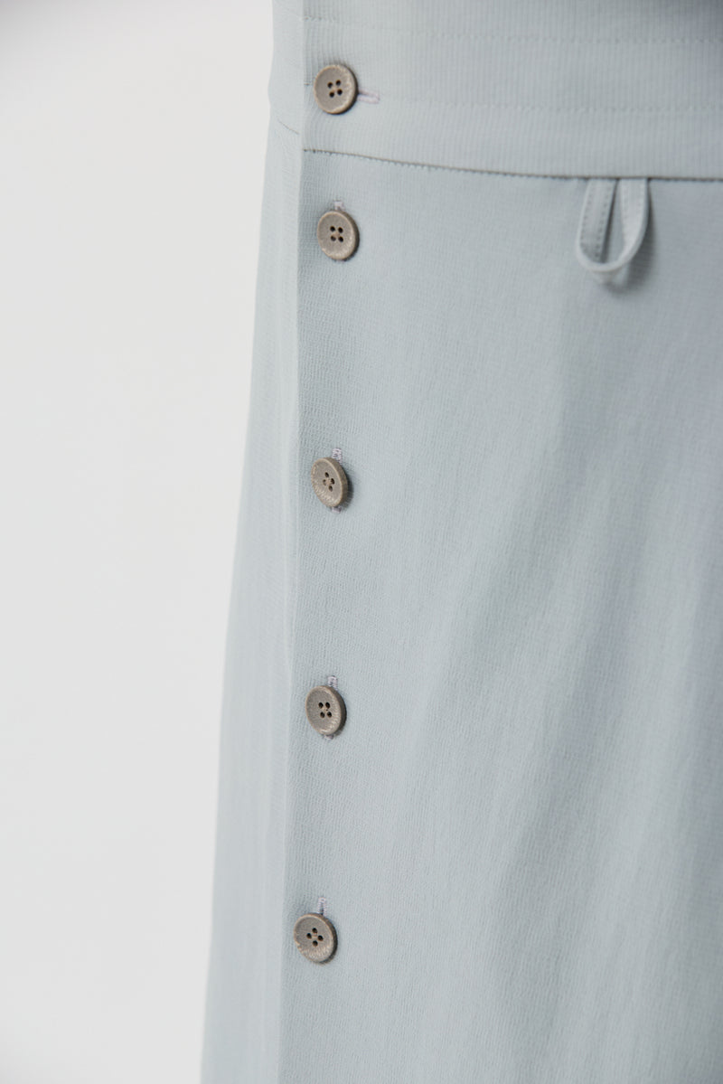 Gray Blue Urban A-Line Skirt